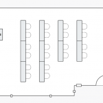 Room 104 Classroom diagram
