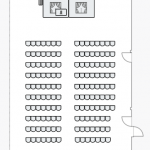 diagram of SU 330 Row Seating Medium Stage