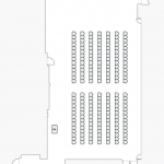 diagram of SU 331 Row Seating No Stage