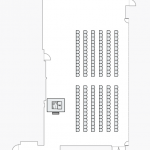 Diagram of SU 331 Row Seating Small Stage