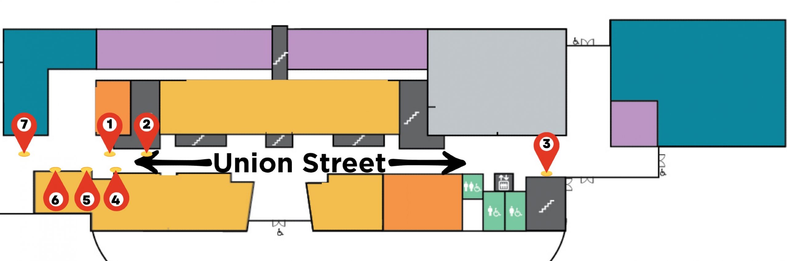Indoor tabling map